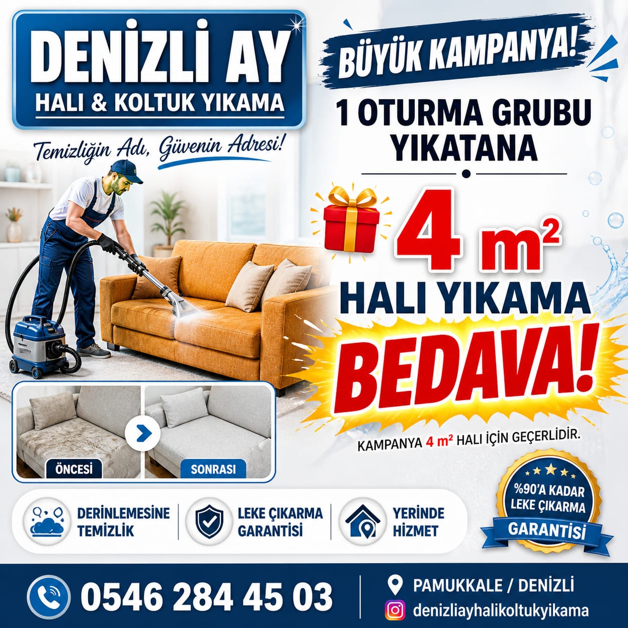 Koltuk ve Halı Yıkama Kampanyası